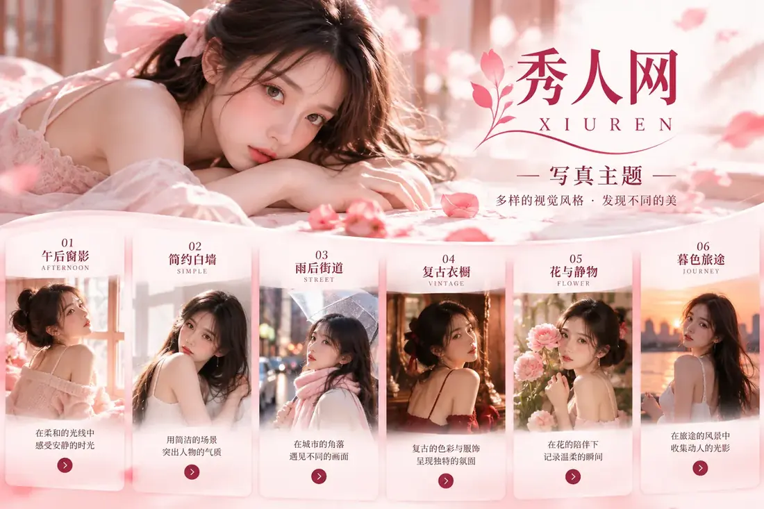 六种写真主题的视觉题图